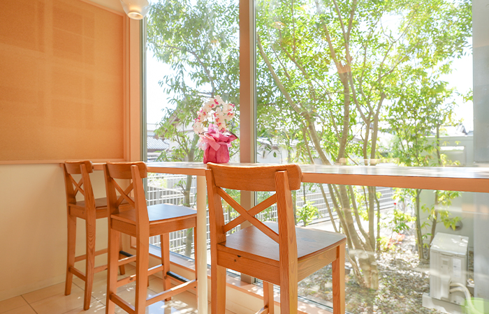 やさしく安心できる空間