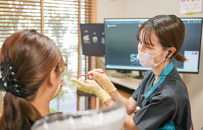 ブラッシング指導